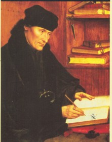  A portrait Of Erasmus by Quentin Metsijs
